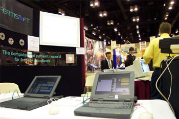 Kiosque FertiSoft à ASRM Orlando Octobre 2001